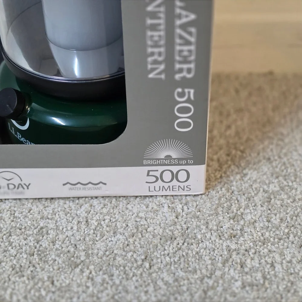 LL Bean Trailblazer 500 Camp Lantern LED Green 500 Lumens IPX4 Water Resistant